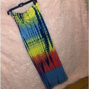 Long pencil tie-die MAXI Dress